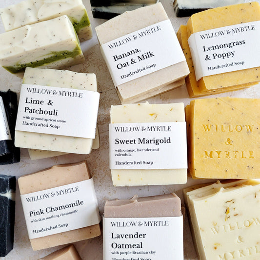 Handmade soap bundle, multi buy soap, soap selection, handmade soap, natural soap, vegan soap, vegan skincare, vegan gift, family size soap