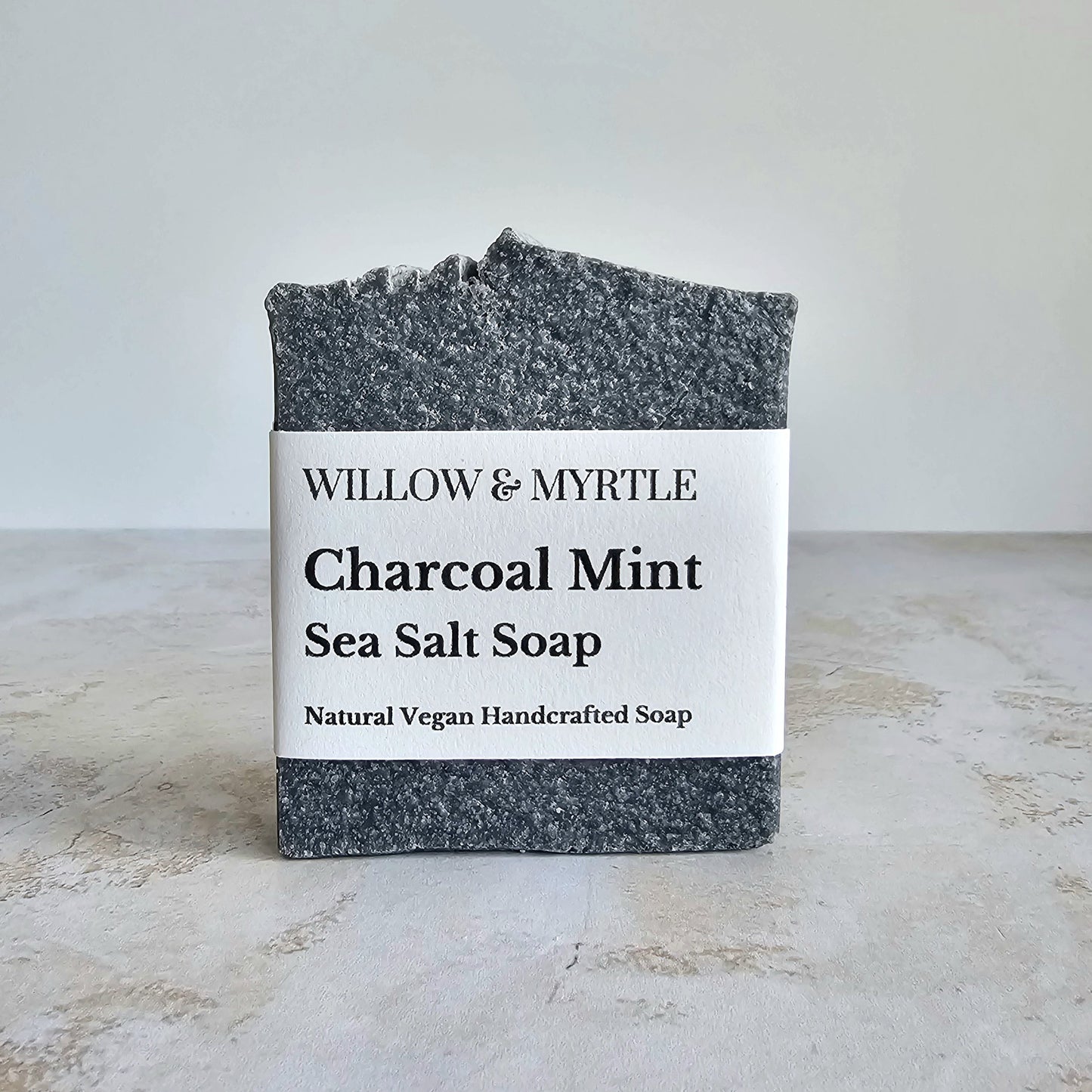Charcoal Mint, Salt Soap Bar