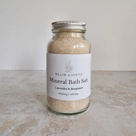 Mineral Bath Salt, Lavender & Bergamot