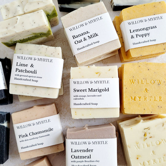 Handmade soap bundle, multi buy soap, soap selection, handmade soap, natural soap, vegan soap, vegan skincare, vegan gift, family size soap
