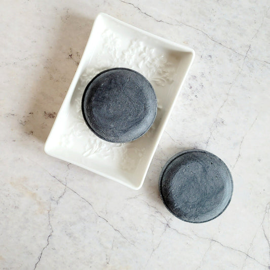 Solid shampoo bar with activated charcoal. charcoal shampoo bar, shampoo and conditioner bar, plastic free shampoo, vegan haircare
