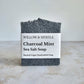 Charcoal Mint, Salt Soap Bar