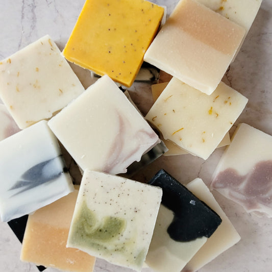 Soap Scraps - Mixed selection of off cuts, ends and damaged soap bars